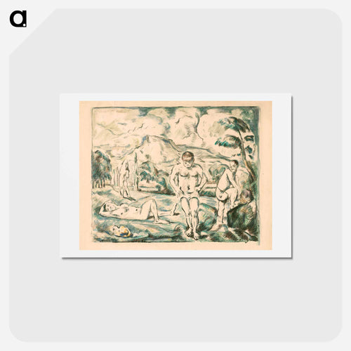 Large Bathers - Paul Cézanne Postcard.