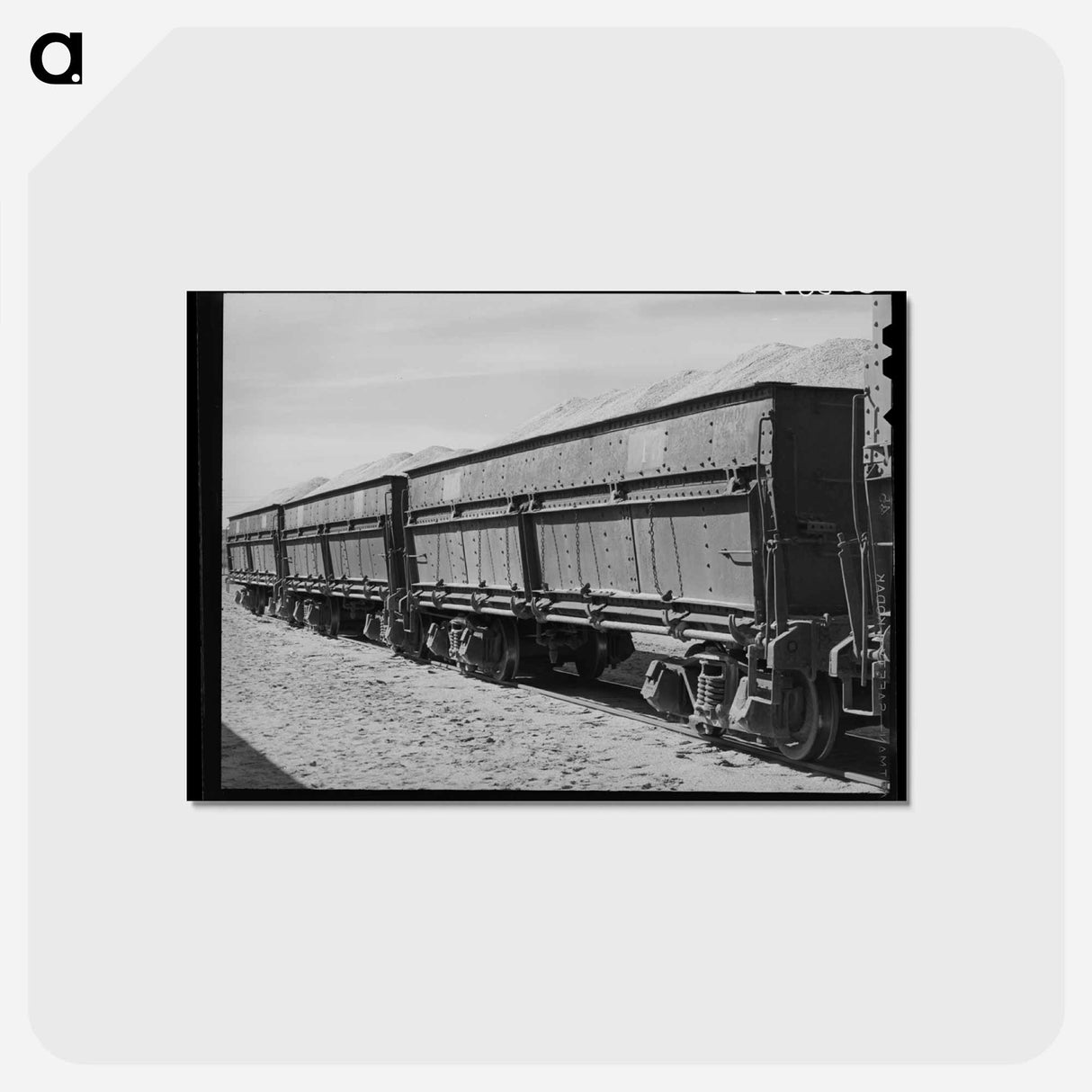 アートポストカード-Potash Mine in Eddy County
 - ラッセル リー Postcard.