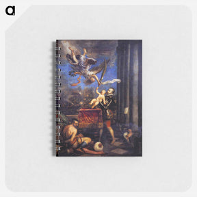 アートメモ帳-Philip II Offering Don Fernando to Victory - ティツィアーノ ヴェチェッリオ Memo.