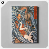 Tamatora has recovered the pearl from the palace on the Dragon king - 歌川 国芳 Canvas.