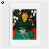 The Berceuse, Woman Rocking a Cradle - Vincent van Gogh Poster.