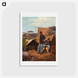 アートポストカード-Home, Sweet Home - ウィンスロー ホーマー Postcard.