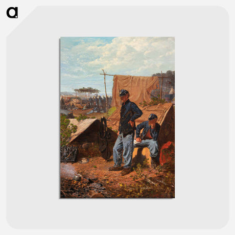 アートポストカード-Home, Sweet Home - ウィンスロー ホーマー Postcard.