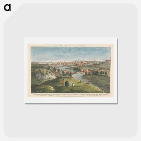 アートポストカード-A Prospect of the City of Dublin, from the Magazine Hill, in his Majesty's Phoenix Park
 - イェール大学アートギャラリー Postcard.
