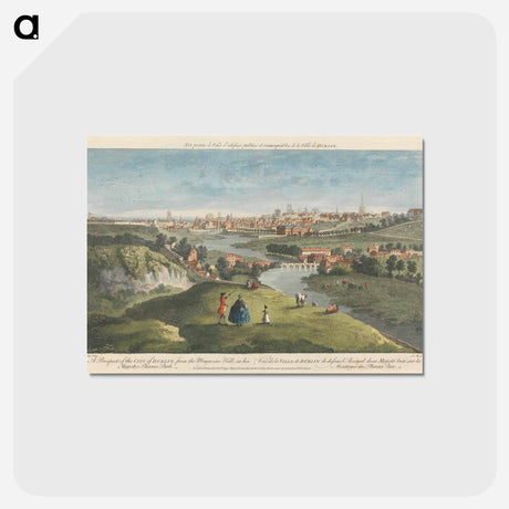 アートポストカード-A Prospect of the City of Dublin, from the Magazine Hill, in his Majesty's Phoenix Park
 - イェール大学アートギャラリー Postcard.