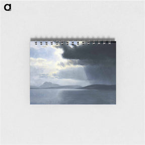アートメモ帳-Approaching Thunderstorm on the Hudson River - アルバート ビアスタット Memo.