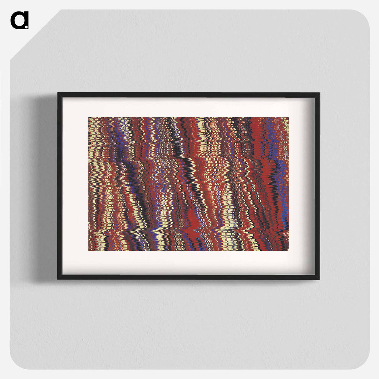 アートポスター-Glitch Pattern Remix
 - 大英図書館 Poster.
