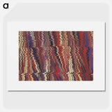 アートポスター-Glitch Pattern Remix
 - 大英図書館 Poster.