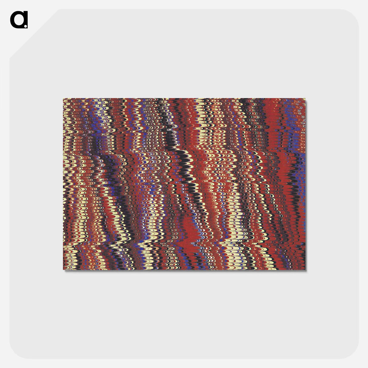 アートポストカード-Glitch Pattern Remix
 - 大英図書館 Postcard.