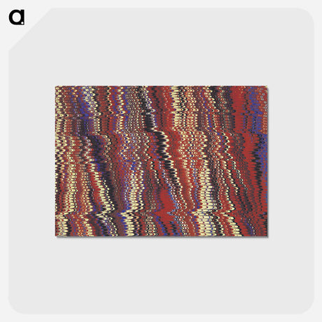 アートポストカード-Glitch Pattern Remix
 - 大英図書館 Postcard.