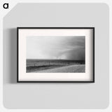 Dust storm near Mills, New Mexico - Dorothea Lange Poster.