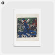アートポストカード-Peter Schlemihl's Wondrous Story: Schlemihl Encounters the Little Gray Man on the Road - エルンスト ルートヴィヒ キルヒナー Postcard.