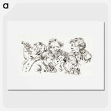 The five senses - ジャン ベルナール Poster.