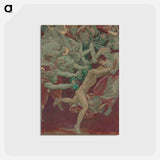 アートポストカード-Study for the Museum of Fine Arts, Boston, Murals: Orestes and the Furies - ジョン シンガー サージェント Postcard.
