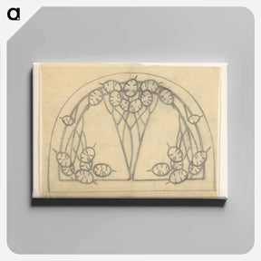 アートパネル-Ontwerp met patroon van judaspenningen by Julie de Graag - ユリー デ フラーハ Canvas.