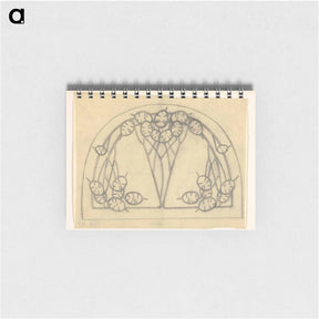 アートメモ帳-Ontwerp met patroon van judaspenningen by Julie de Graag - ユリー デ フラーハ Memo.