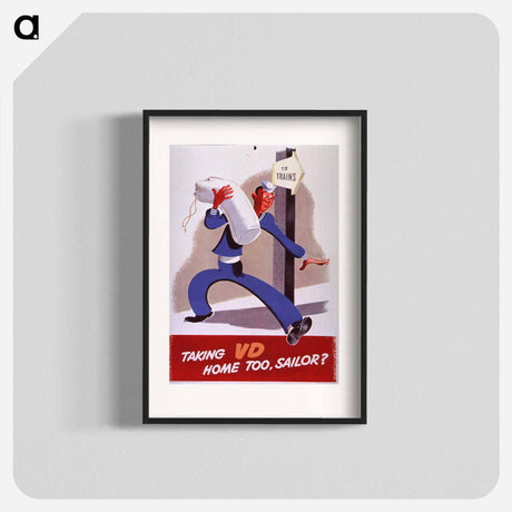 アートポスター-Sailor with Duffel Bag
 - 国立医学図書館 Poster.