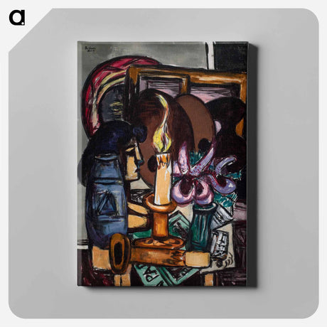 アートパネル-Still Life with Two Large Candles
 - セントルイス美術館 Canvas.