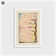 アートポストカード-Songs of Innocence and of Experience: A Little Girl Lost - ウィリアム ブレイク Postcard.