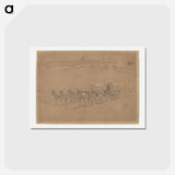 アートポストカード-Supply Train - ウィンスロー ホーマー Postcard.