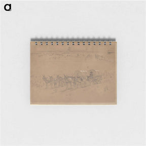 アートメモ帳-Supply Train - ウィンスロー ホーマー Memo.