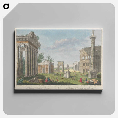 アートパネル-Ruins of Ancient Rome
 - イェール大学アートギャラリー Canvas.