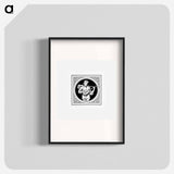 アートポスター-Medieval Male Character Badge, Heraldic Design
 - 大英図書館 Poster.