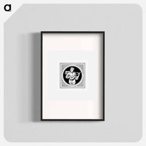 アートポスター-Medieval Male Character Badge, Heraldic Design
 - 大英図書館 Poster.