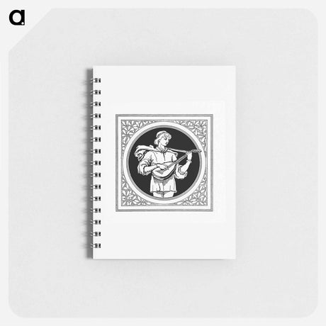 アートメモ帳-Medieval Male Character Badge, Heraldic Design
 - 大英図書館 Memo.