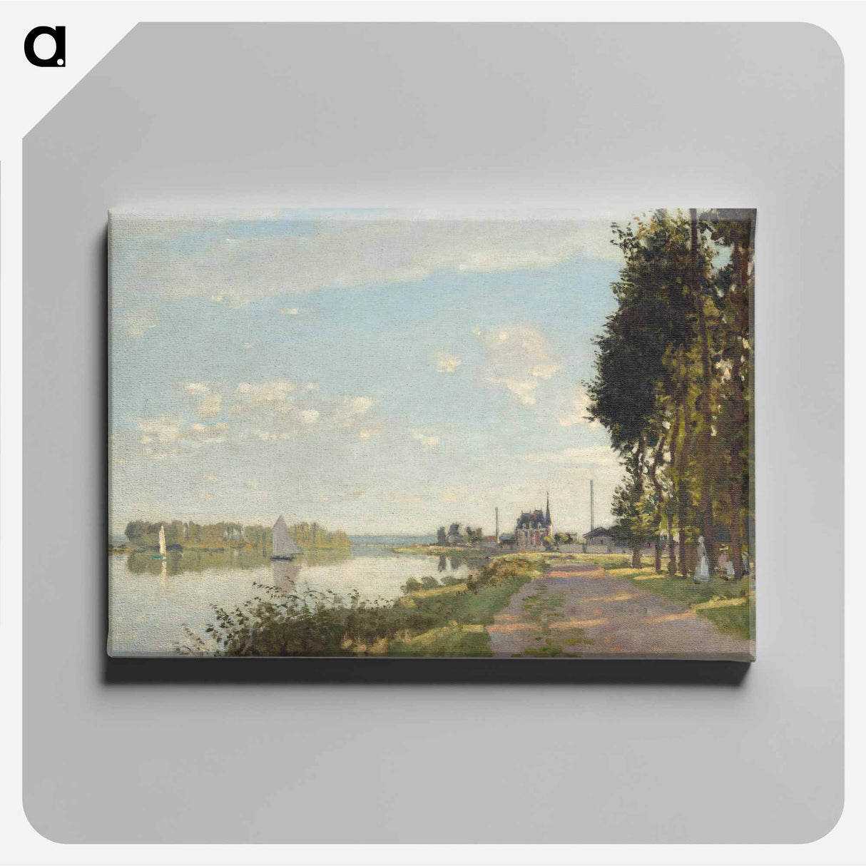 Argenteuil - Claude Monet Canvas.