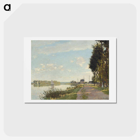 アートポストカード-Argenteuil - クロード モネ Postcard.
