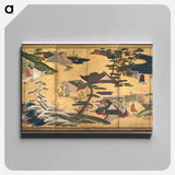 アートパネル-Scenes from the Tale of Genji
 - クリーブランド美術館 Canvas.