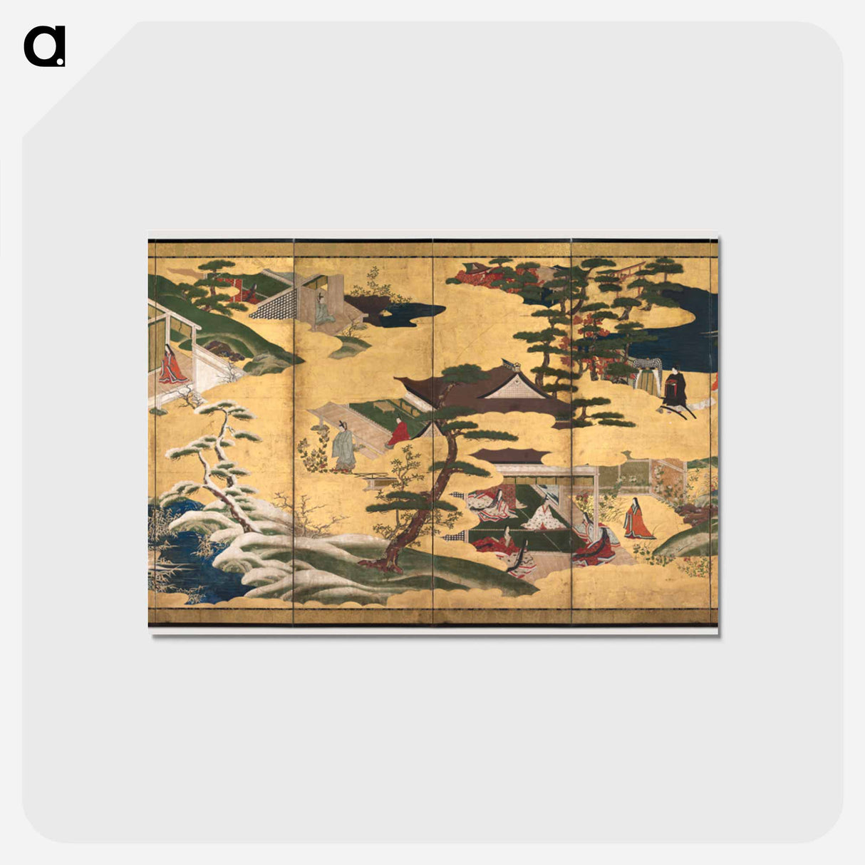 アートポストカード-Scenes from the Tale of Genji
 - クリーブランド美術館 Postcard.