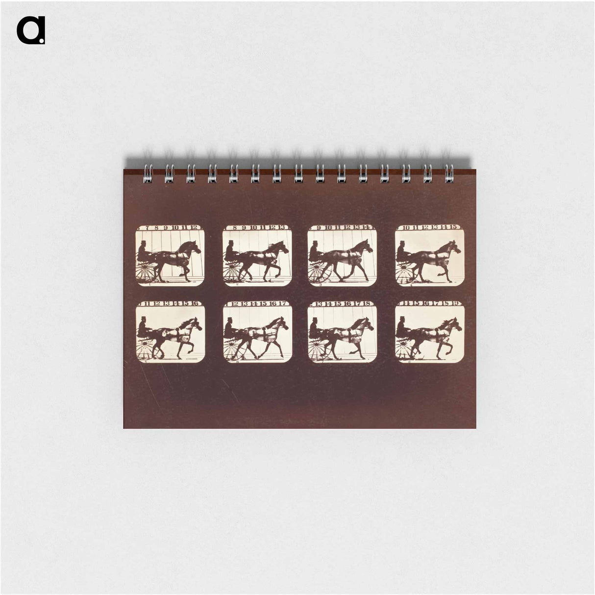 アートメモ帳-Animal Locomotion (Man In Horse-Drawn Cart)
 - エドワード マイブリッジ Memo.
