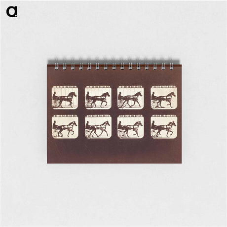 アートメモ帳-Animal Locomotion (Man In Horse-Drawn Cart)
 - エドワード マイブリッジ Memo.