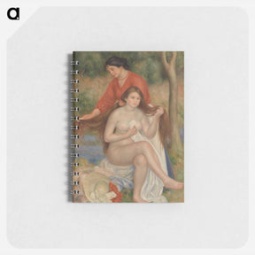 アートメモ帳-Bather and Maid - ピエール オーギュスト ルノワール Memo.