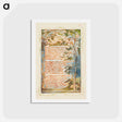 アートポストカード-Songs of Innocence and of Experience: Night - ウィリアム ブレイク Postcard.