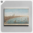 アートパネル-The South West Prospect of London, from Somerset Gardens to the Tower
 - イェール大学アートギャラリー Canvas.