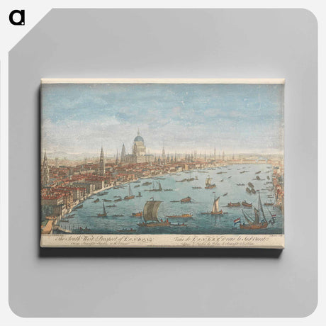 アートパネル-The South West Prospect of London, from Somerset Gardens to the Tower
 - イェール大学アートギャラリー Canvas.