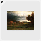 アートポストカード-Autumn Landscape - アルバート ビアスタット Postcard.