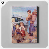 アートパネル-Mussel-Fishers at Berneval
 - バーンズ・コレクション Canvas.