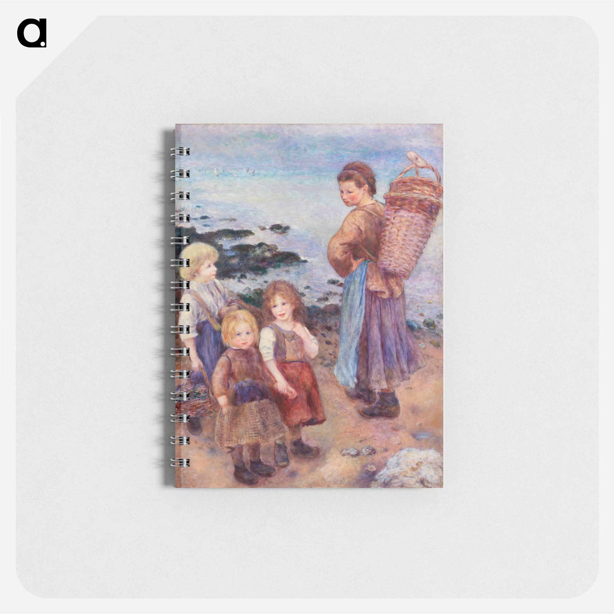 アートメモ帳-Mussel-Fishers at Berneval
 - バーンズ・コレクション Memo.