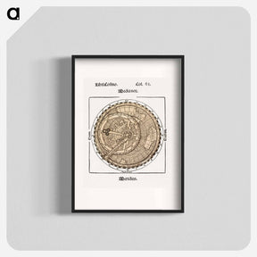アートポスター-Circular World Map
 - ボストン公共図書館 Poster.