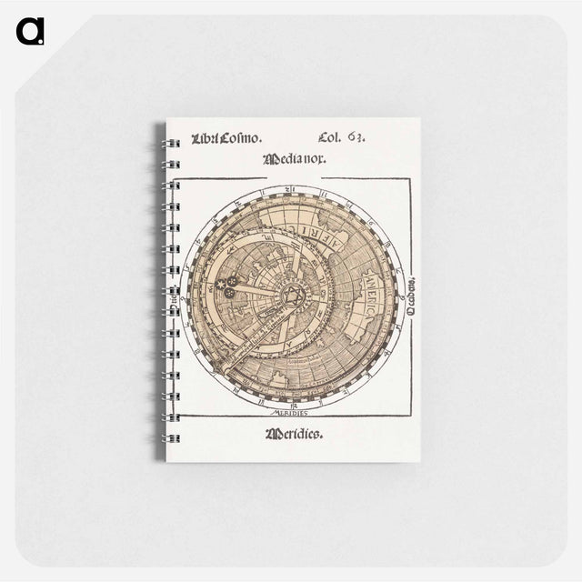 アートメモ帳-Circular World Map
 - ボストン公共図書館 Memo.