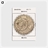 アートポストカード-Circular World Map
 - ボストン公共図書館 Postcard.