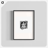 アートポスター-Greek Female Character Badge, Heraldic Design
 - 大英図書館 Poster.
