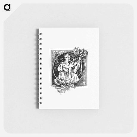 アートメモ帳-Greek Female Character Badge, Heraldic Design
 - 大英図書館 Memo.