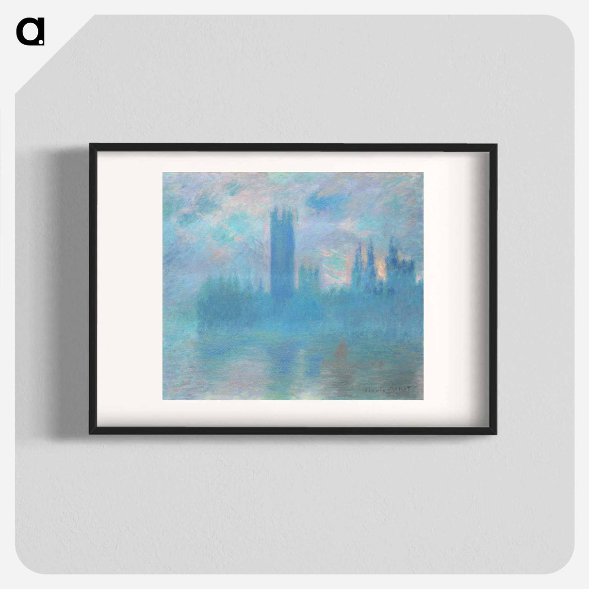 Houses of Parliament, London - Claude Monet Poster.