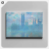 Houses of Parliament, London - クロード モネ Canvas.