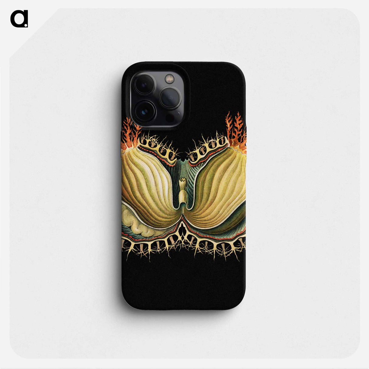 Colorful vintage tunicate marine life illustration - エルンスト ヘッケル Phone Case.
